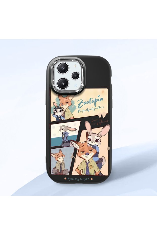 Redmi 12 4G/5G Compatible Black Silicone Case with Shock-Absorbing Camera Protections