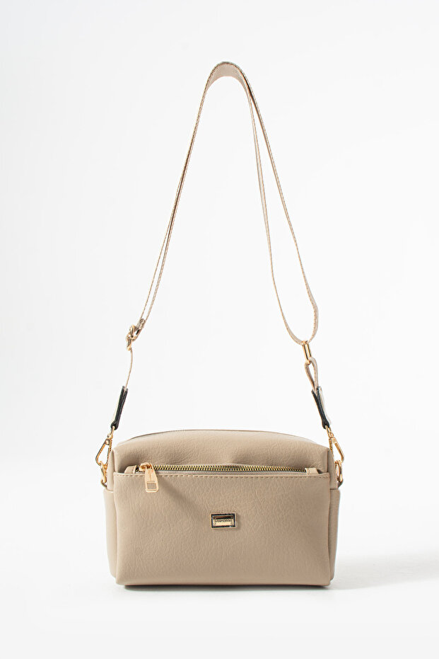Medium Size Women's Shoulder and Crossbody Zippered Daily Stylish Use Bag