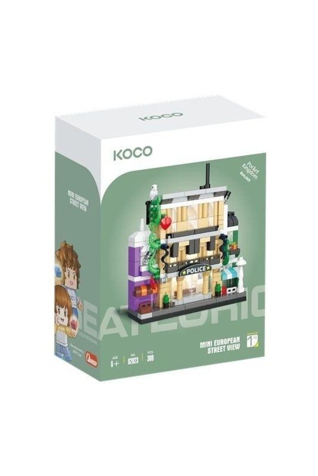 Set constructie Posterunek Policji 309 piese multicolor