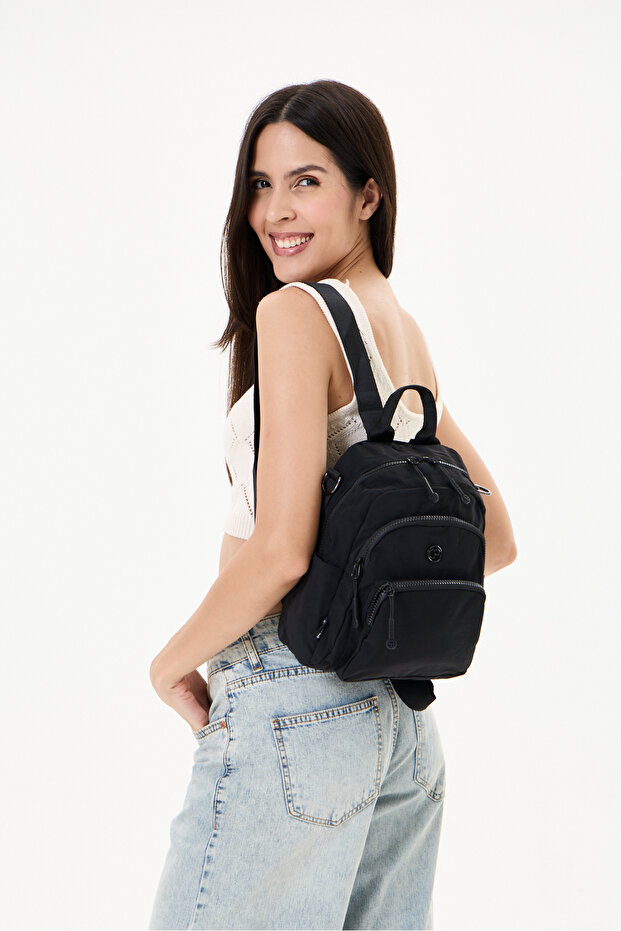 Women's Mini Backpack Waterproof Multi-Compartment Shoulder Bag Daily Use