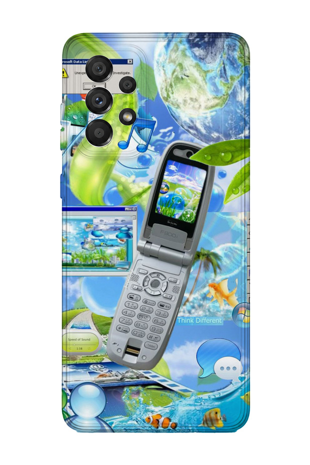 Samsung Galaxy A32 Compatible Printed Transparent Phone Case | Collection: Aeroglass Mirage