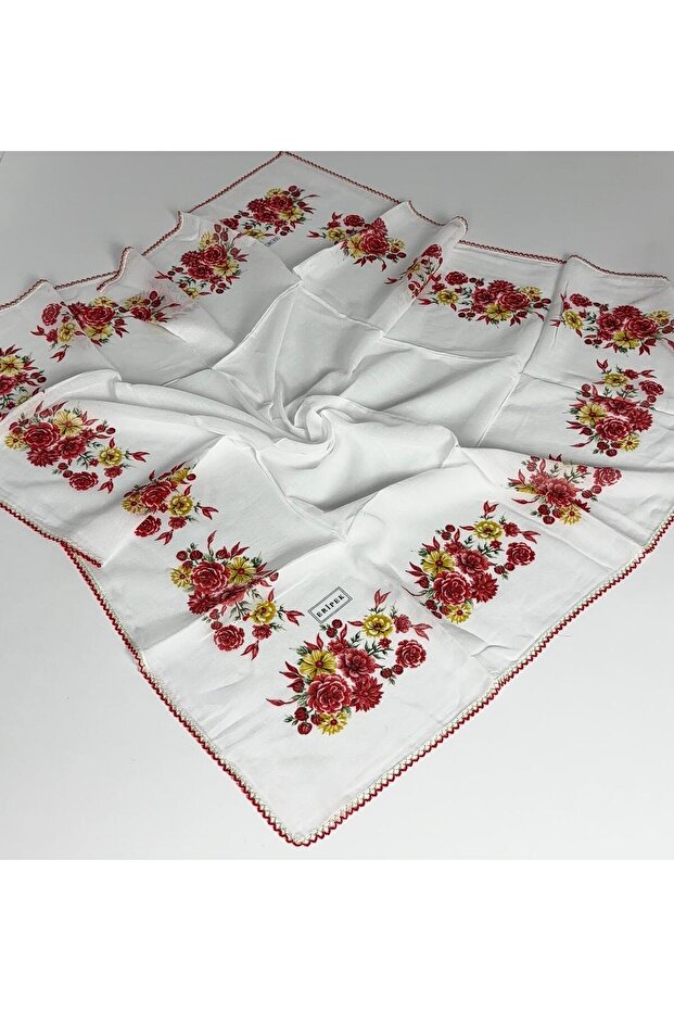 Embroidered Cotton Writing 6593-31