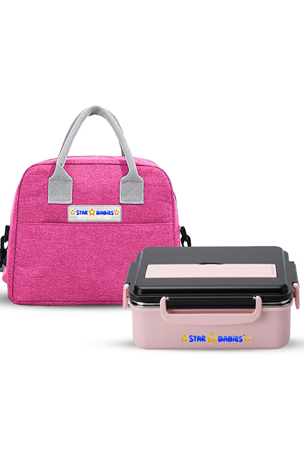 - Lunch box with insulated lunch bag combo.