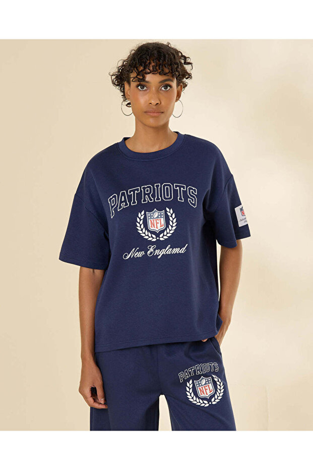 Women Navy Embroidered Active Sweatshirt