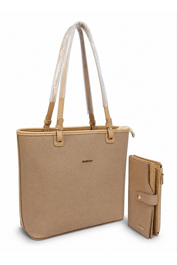 Original Women's 5-Section Large Shoulder Bag and Wallet Set