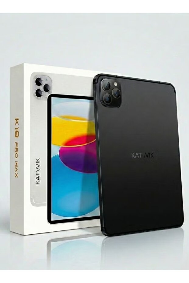كمبيوتر لوحي ذكي K18 Pro Max بشاشة 10.1 بوصة | 16 جيجابايت من ذاكرة الوصول العشوائي (RAM) | سعة تخزين 1 تيرابايت | جهاز لوحي يعمل بنظام أندرويد مع غطاء جلدي وسماعة بلوتوث