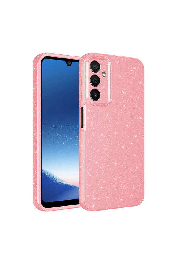 Galaxy A15 Case Camera Protected Glittery Silicone Ultimate Protection Tkng