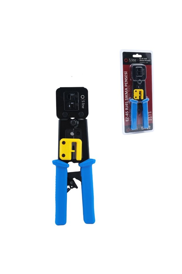 S-Li̇ne Ea-02 Cat6-Cat5 Rj45-Rj11-Rj12 Pliers