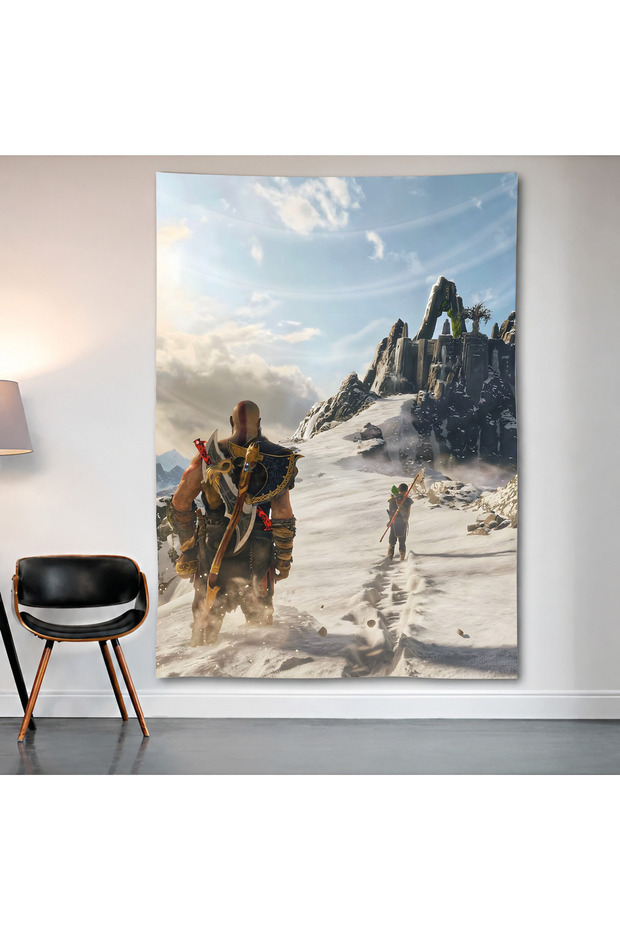 Ghost of Tsushima Wall Covering Wall Tapestry First Quality Satin Fabric Poster