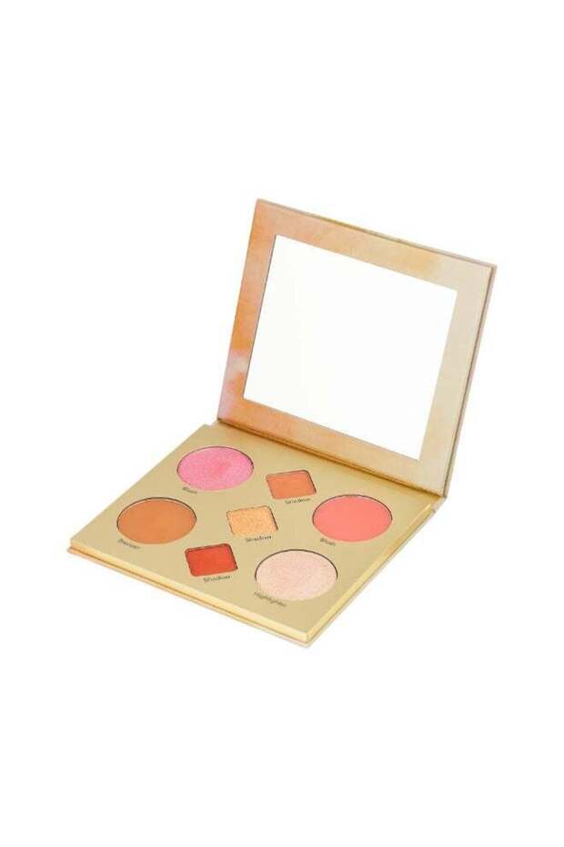 Face Palette Summer Muse 15g – Multi-Use Makeup Palette with Blush, Highlighter & Bronzer – Lightweight, Blendable Shades, Radiant Summer Glow