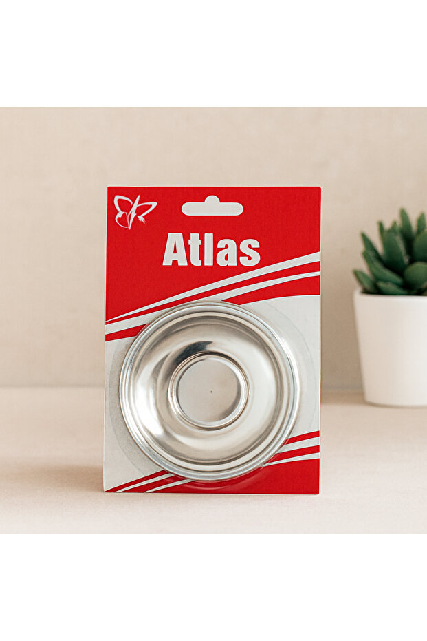 Set of 6 Metal Tea Plates