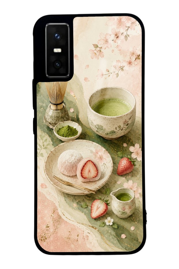 Infinix Gt 30 Pro Sakura Matcha Mochi Design Glossy Phone Case