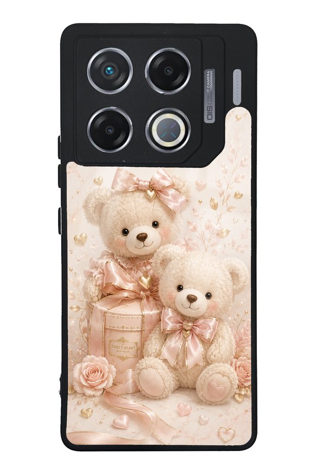 Infinix Gt 20 Pro Glossy Phone Case with Sweetheart Teddy Design