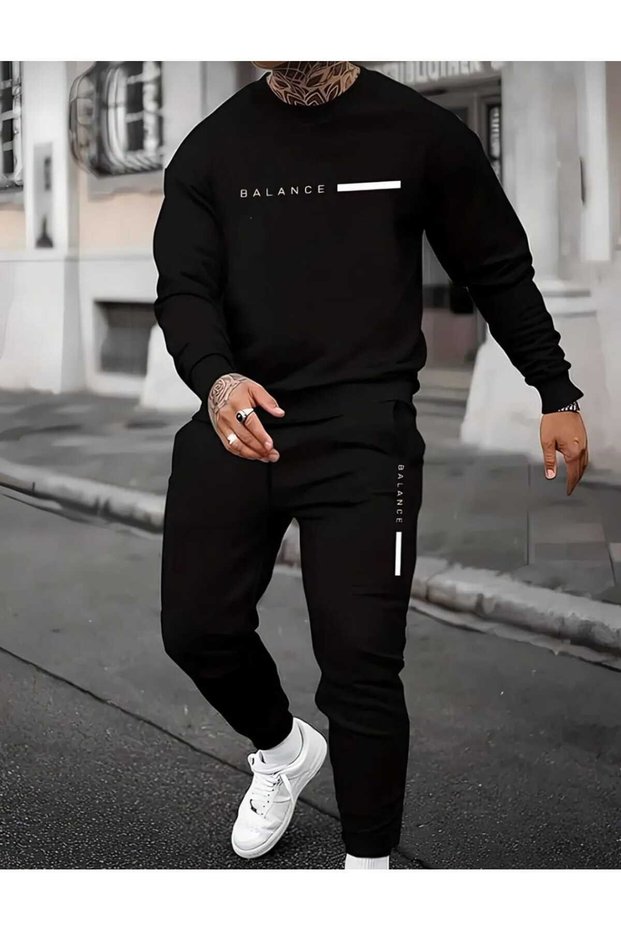 Unixsex Tracksuit Set BALANCE Printed Hooded