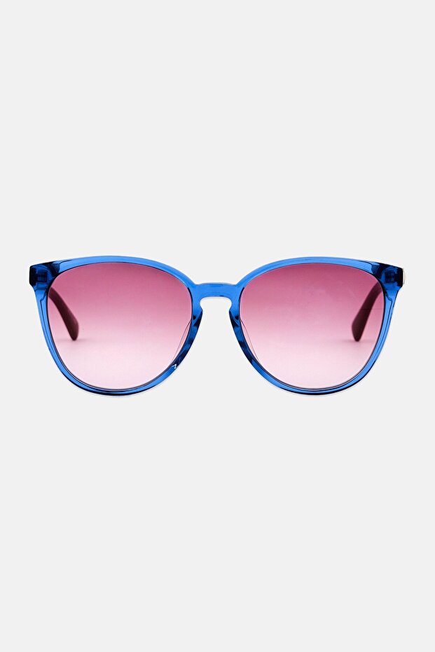 Women LO647S Cat Eye Sunglasses, Blue