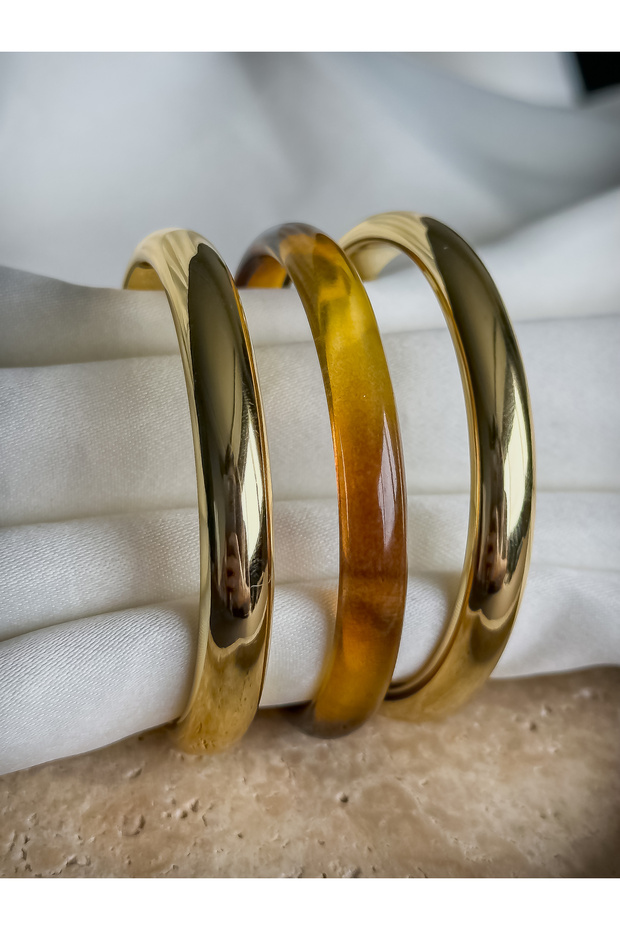 Real Amber-Acrylic Set