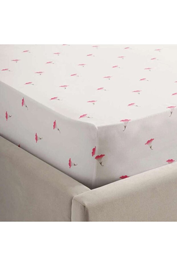 Bellarose Fitted Sheet 120x200+33cm-pink