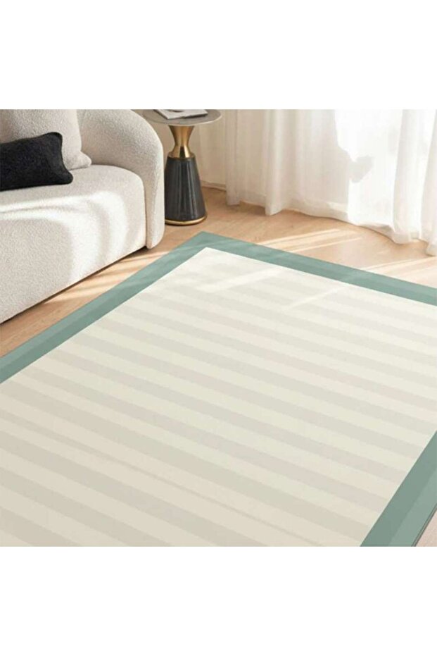 West Stripe Soft & Comfort Rug 200x290cm - Green