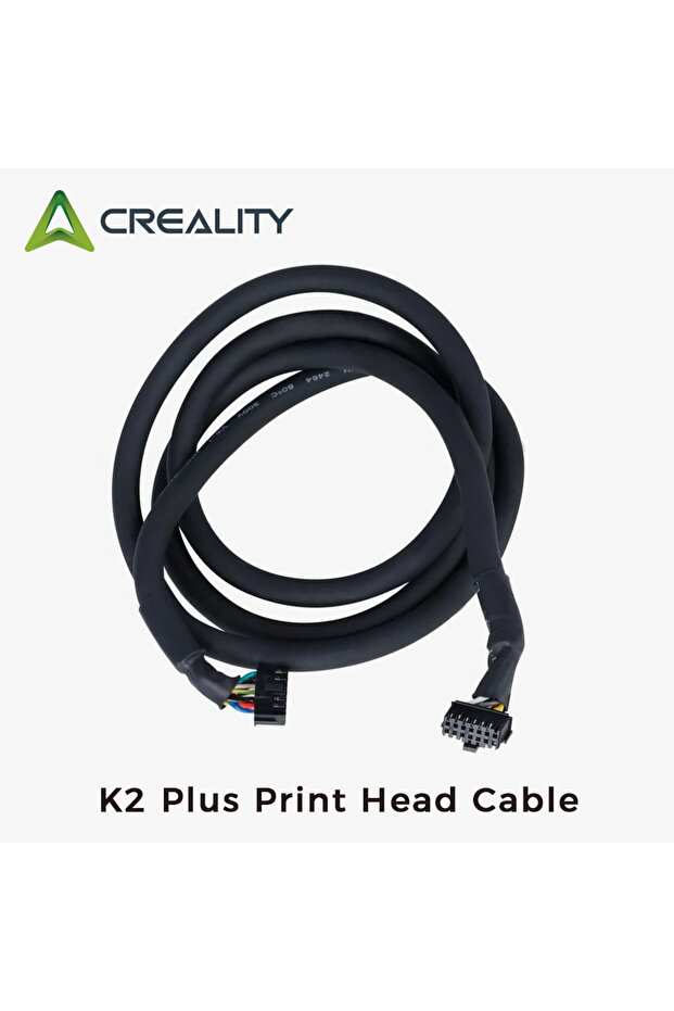 كابل رأس الطباعة لطابعة K2 Plus Creality Plus، قطعة واحدة، قطع غيار طابعة ثلاثية الأبعاد، كابل رأس الطباعة لطابعة Plus أو