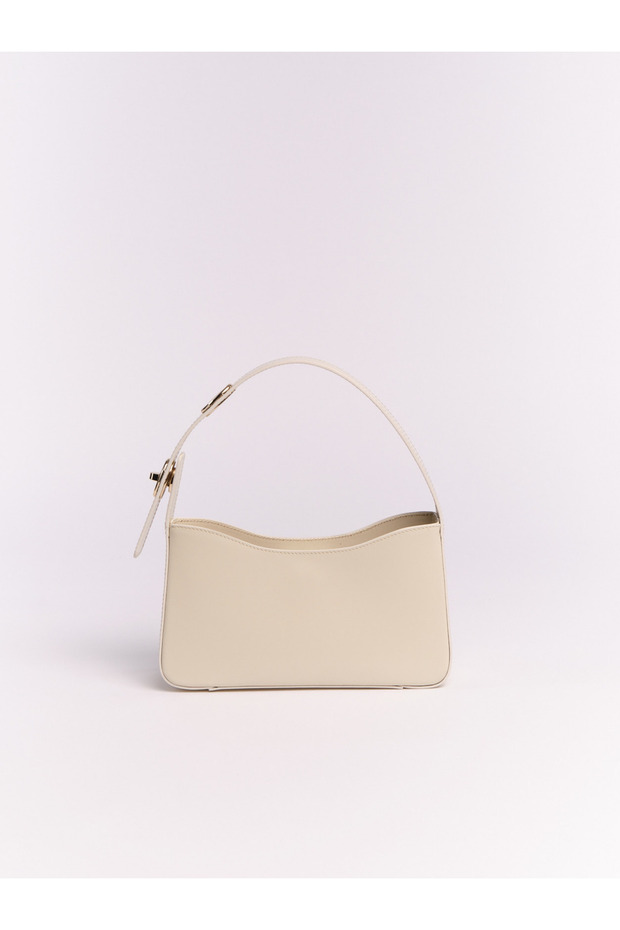 Geometric Shaped Leather Bag
