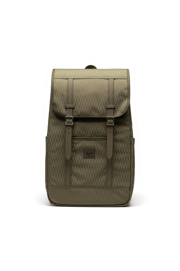 Herschel Retreat | Water Repellent Fabric 16" Laptop Compatible Magnetic Closure Backpack, 23 L