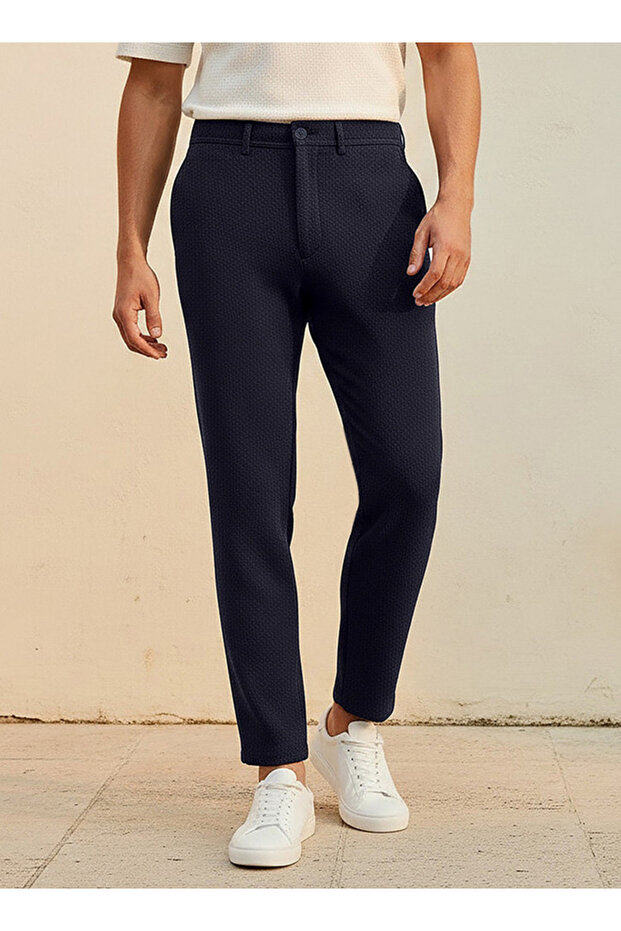 LINEN BLENDS ELASTICATED TRS