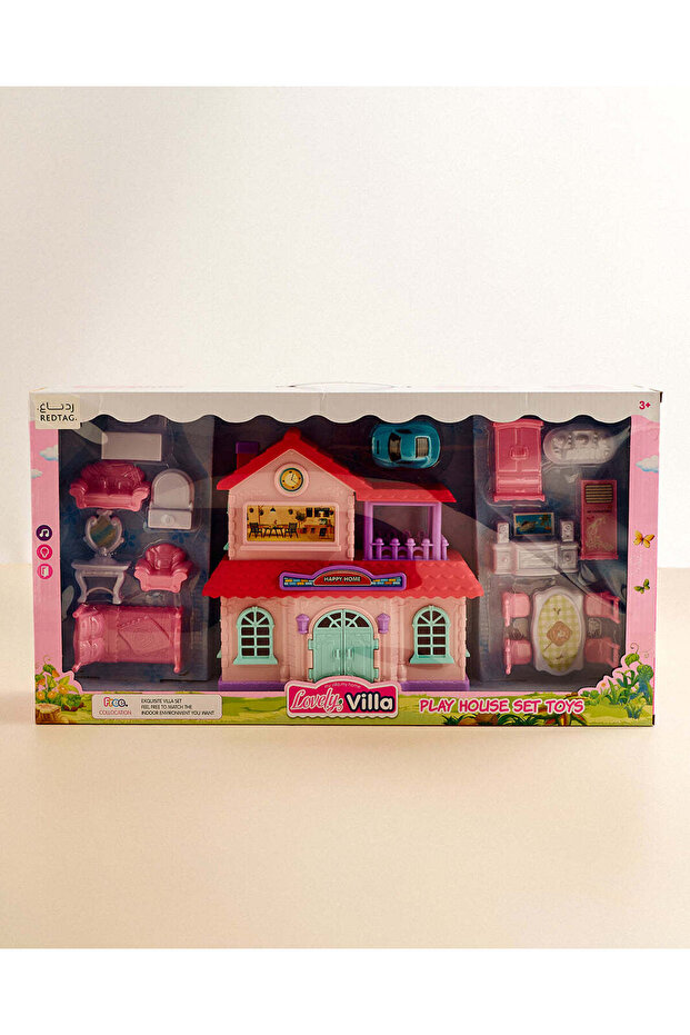 Pink House Play Set With Light And Music