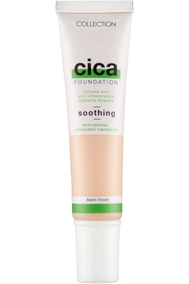 Hydrating Medium Coverage Cica Foundation Infused with Anti-Redness - Porcelain 30ml