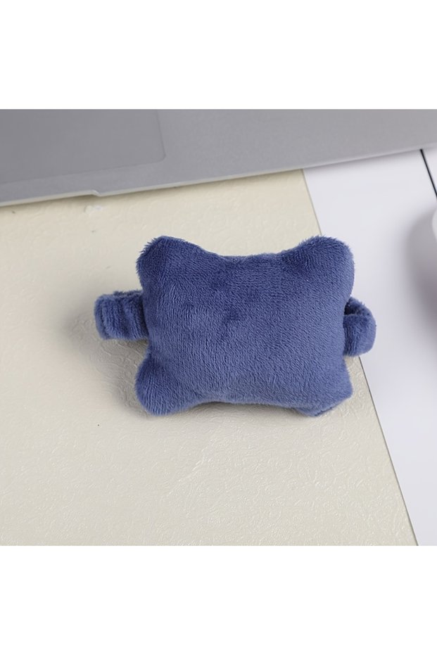 1pc Navy Blue 1pc Mouse Pad Wrist Rest Small Pillow Human Keyboard Anti-wear Hand Rest Female Office