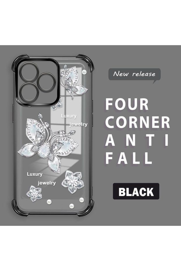 Realme Note 50 Compatible Transparent Back Cover Four Corners Reinforced Impact Protection Silicone Case