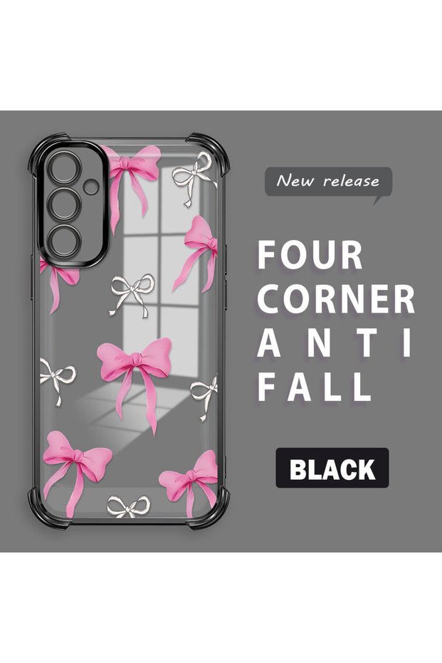 Samsung Galaxy A34 Compatible Transparent Back Four Corners Reinforced Impact Protection Silicone Case