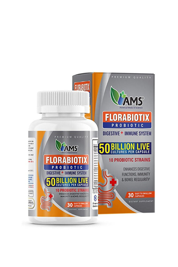 Florabiotix Probiotic 50 Billion, 30 Capsules