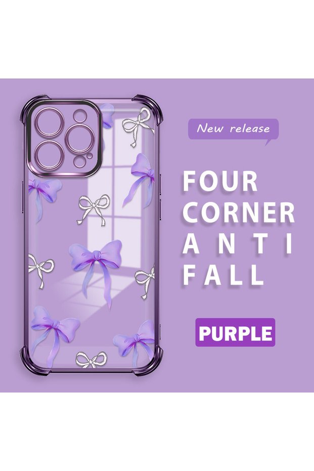 iPhone 15 Pro Max Compatible Transparent Back Four-Corner Reinforced Impact Protection Silicone Case