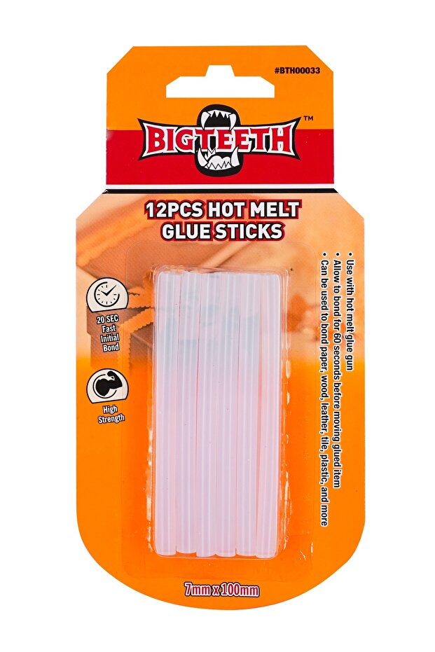 12PCS Hot Melt Glue Sticks 7mm x 100mm