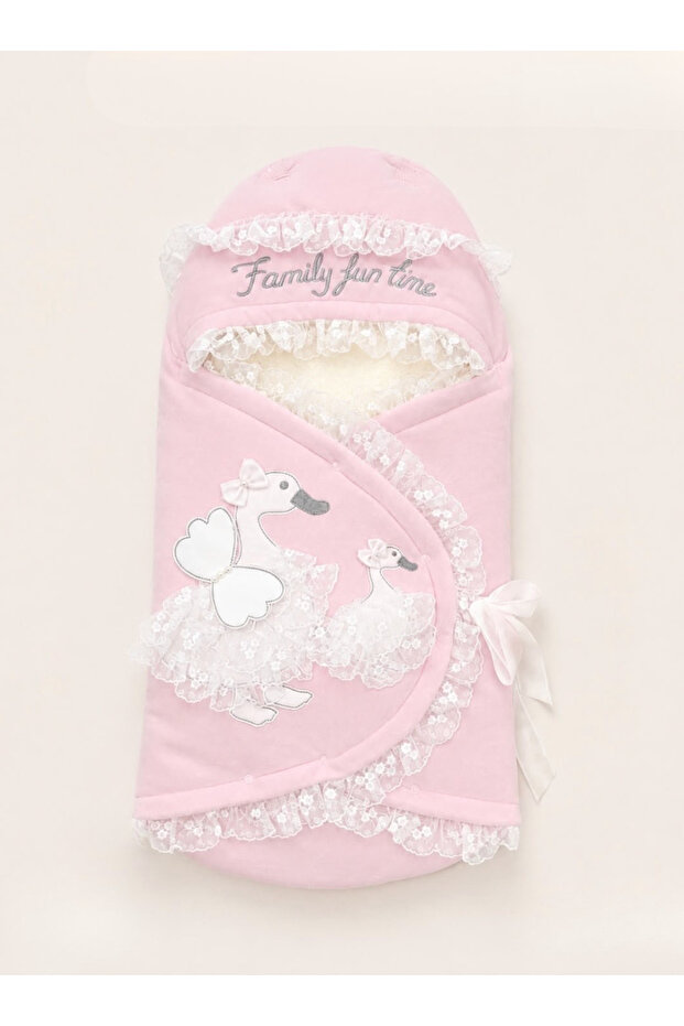 Lace Detailed Baby Swaddle