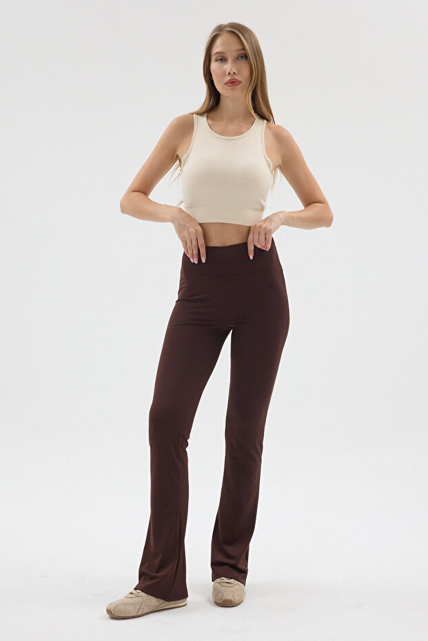 Women's High-Waist Shaping Flared Leggings