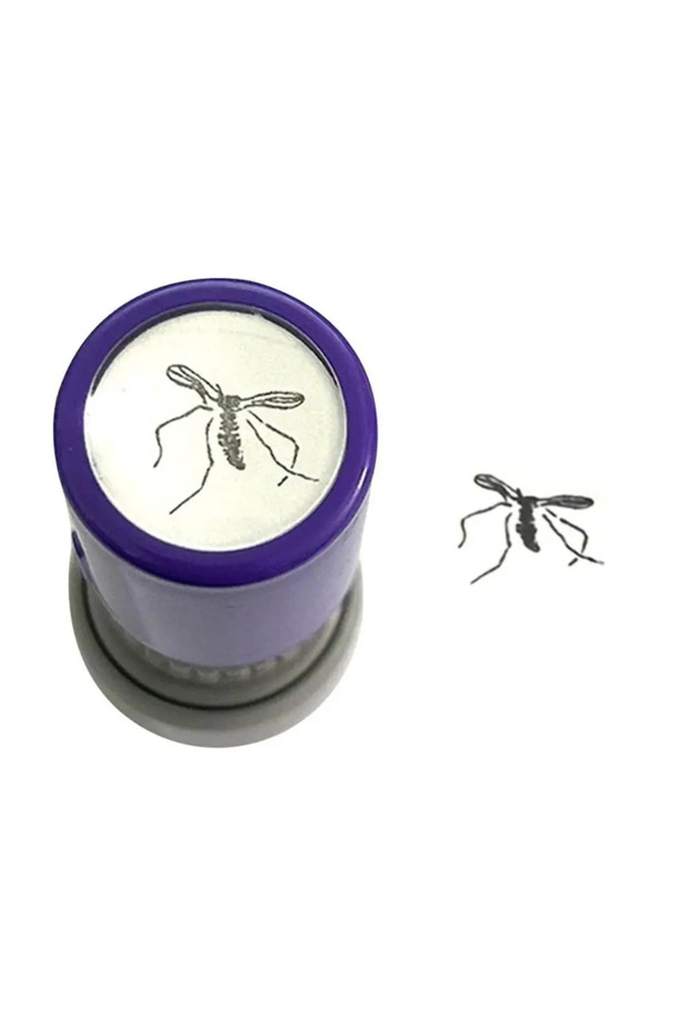 2 Funny Mosquito Stamps for Kids Prank Mosquito Black Ink Stamps DIY Scrapbooking Painting Album De.