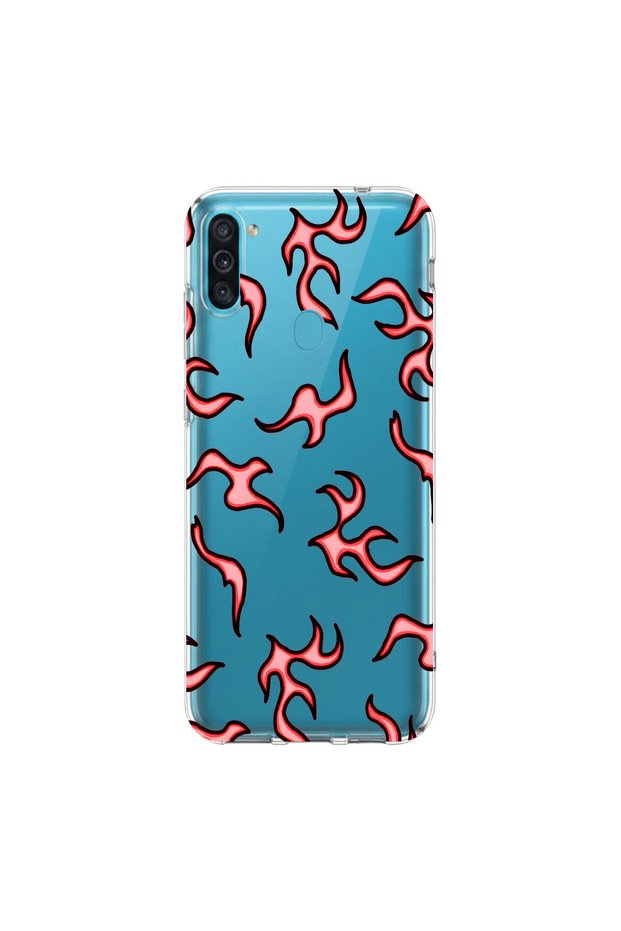 Samsung Galaxy M11 Compatible Wallpaper 4 Design Transparent Case