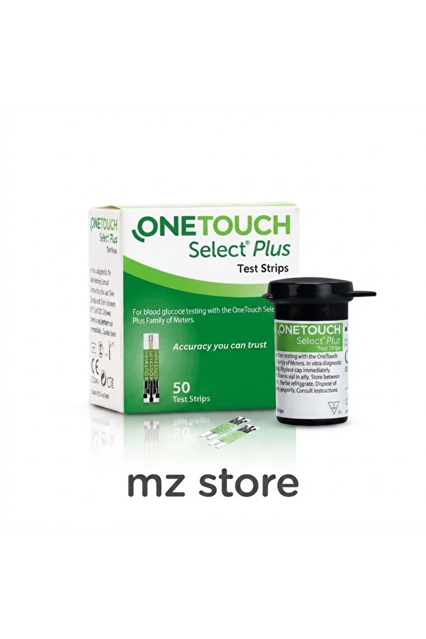onetouch شرائط اختبار نسبة السكر في الدم Select Plus - عبوة من 50 قطعة