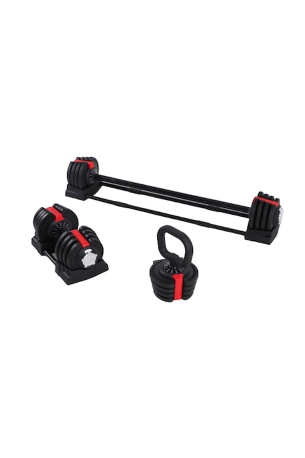 Ganteră reglabilă, Kettlebell și Bară