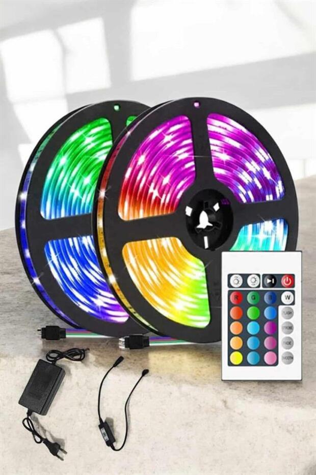 10 Meter Led Strip with Rgb Lights, Remote Controlled, New Generation