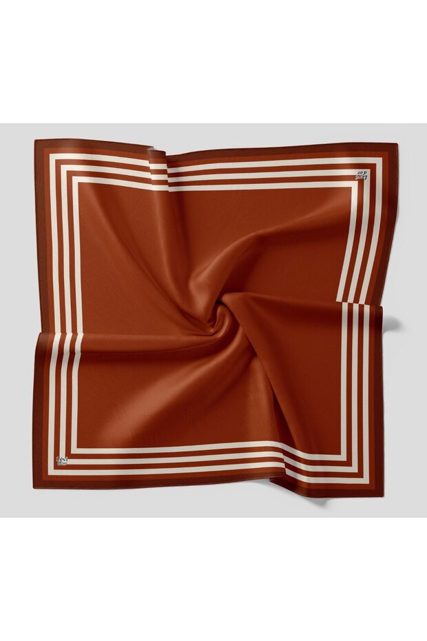 Evening Dress Amber Scarf Striped Tape Pattern