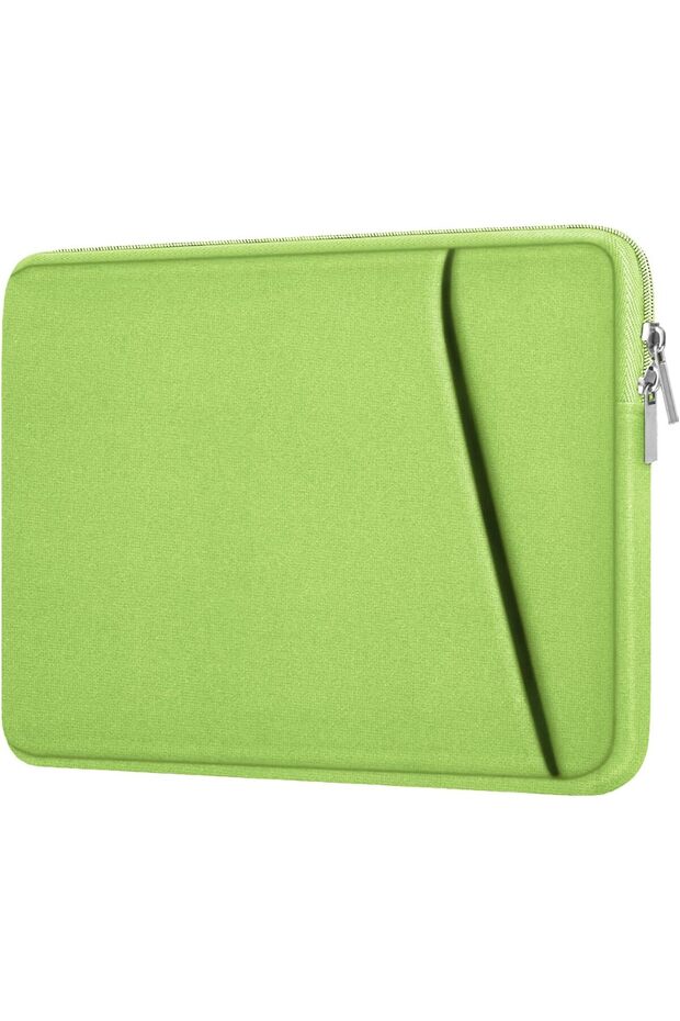 Askuko Laptop Sleeve 14 inch, Shockproof Protective Computer Cover, Durable Carrying Bag Laptop Case Compatible with 14" MacBook Air/Pro HP Asus Lenovo Notebook, Light Green