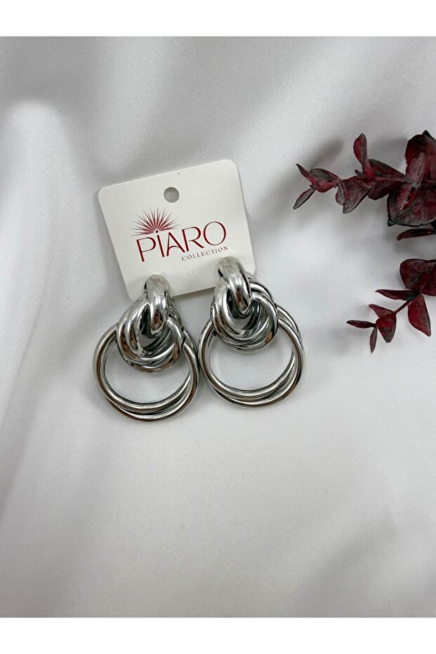 Large Size Multiple Hoop Statement Earrings