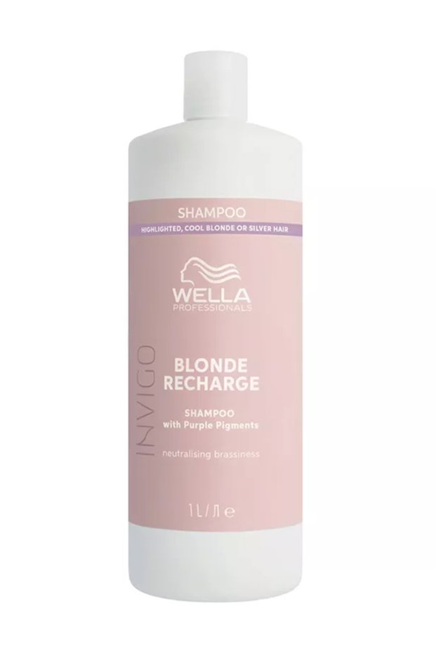 Blonde Recharge Color Freshener for Blonde Hair, Shampoo That Neutralizes Reddish and Orange Tones 1000 ml