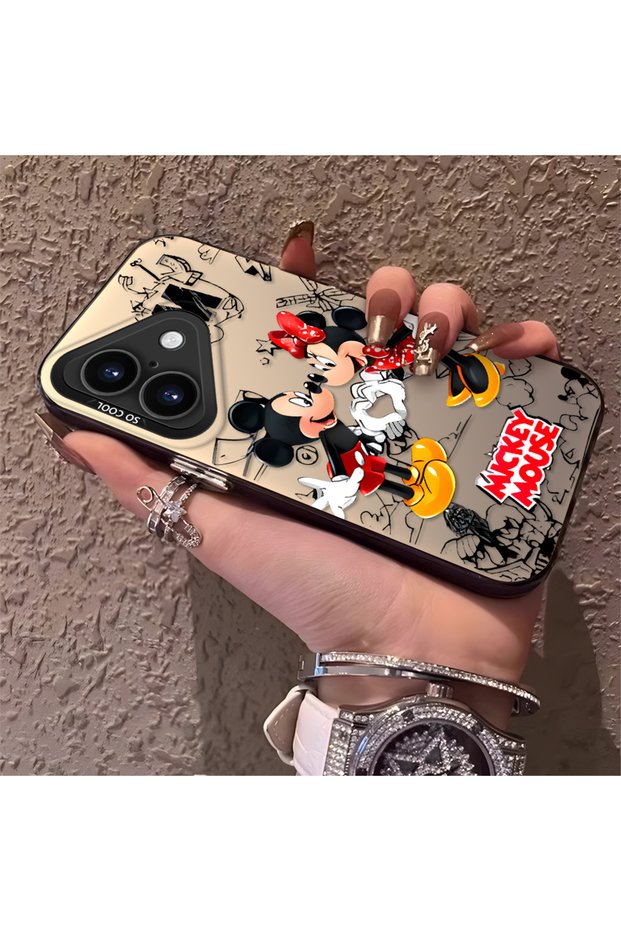 Funny Cartoon Character Case Compatible with iPhone 16 Plus, Long-Lasting High-Quality Silicone Case