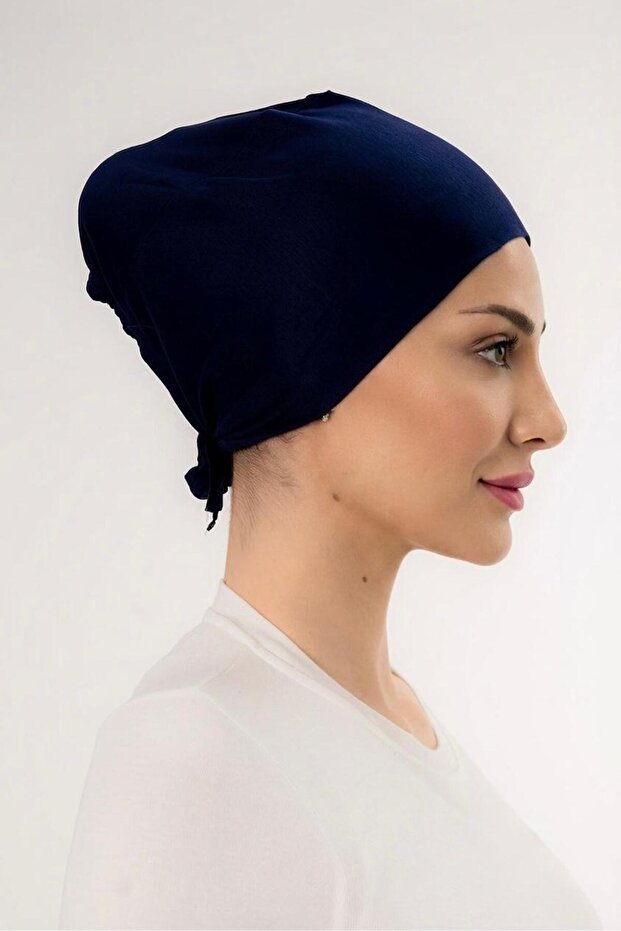 Seamless Front Tie Hijab Cap