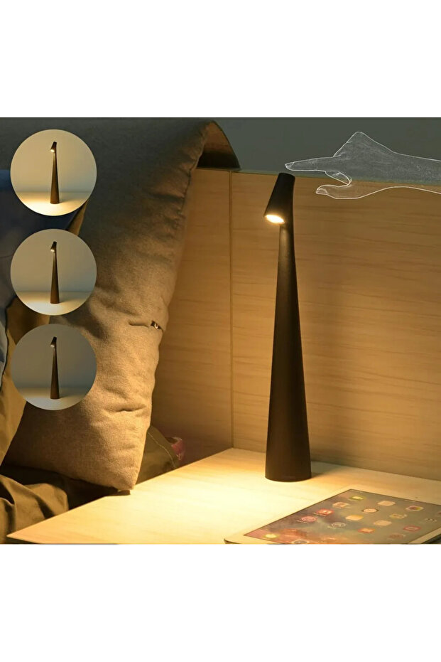 Wireless dimmable LED desk lamp with touch control, rechargeable LED desk lamp, built-in battery desk lamp, USB rechargeable desk lamp
