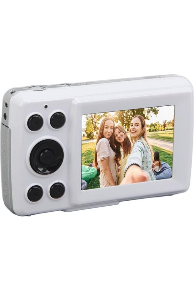 16 MP Digital Camera 16x Optical Zoom Autofocus - Home Photography Camera for Boys and Girls (WHITE) .