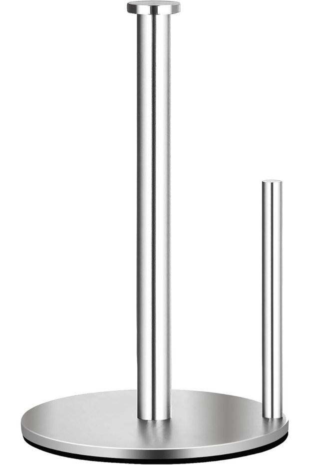 Paper towel holder countertop, stainless steel kitchen paper towel holder